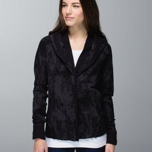 Lululemon To Class Jacket Sea Bed Black Deep Coal